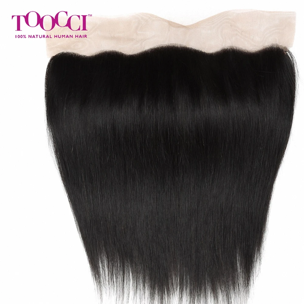 

Toocci Classic Human hair Three Part Straight hair 13X4 Lace Frontal Cuticle Aligned Raw Virgin swiss lace frontal