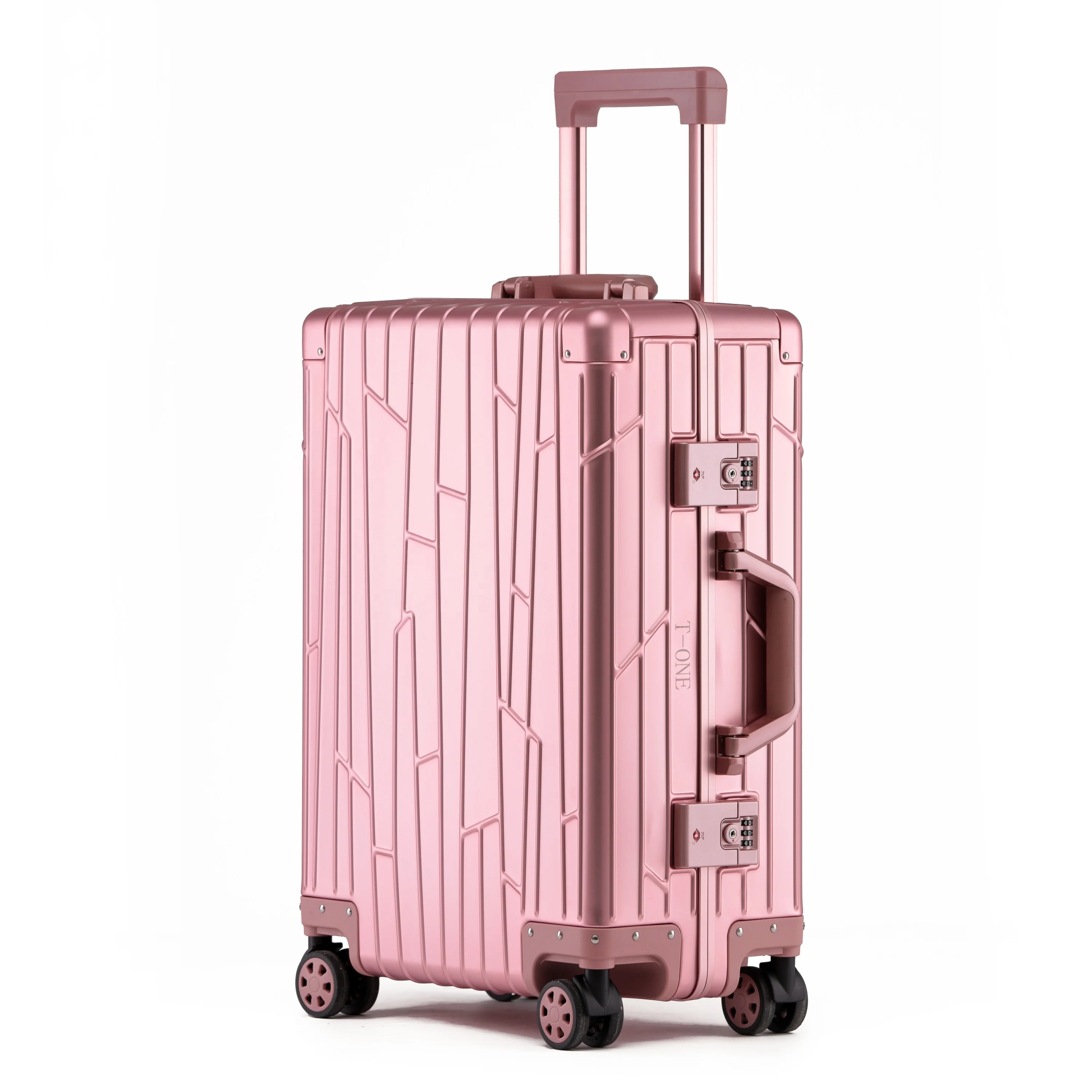 

20''/24'' inch luxury suitcase metal luggage set made in aluminum