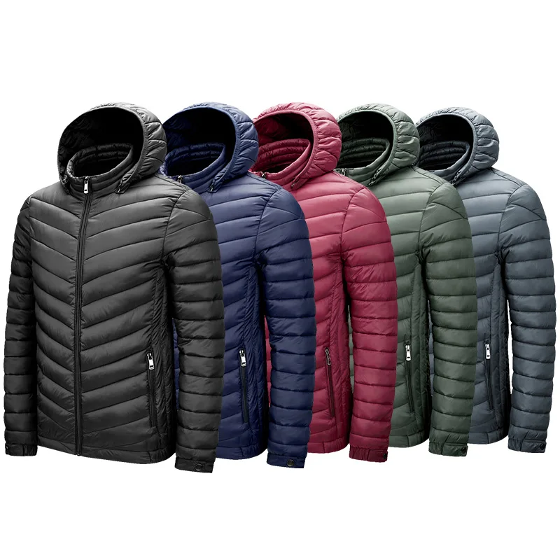 

bubble puff padded printed coatde bomber jacket softshell outdoor windbreaker jaket with zipper Winter for men warm jacket