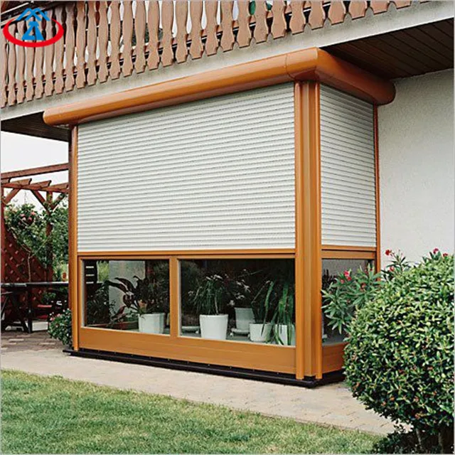 White 900mmW*1800mmH 45mm Width Of The Slat Sound Insulation Automatic Thermal Insulation Shutter Window