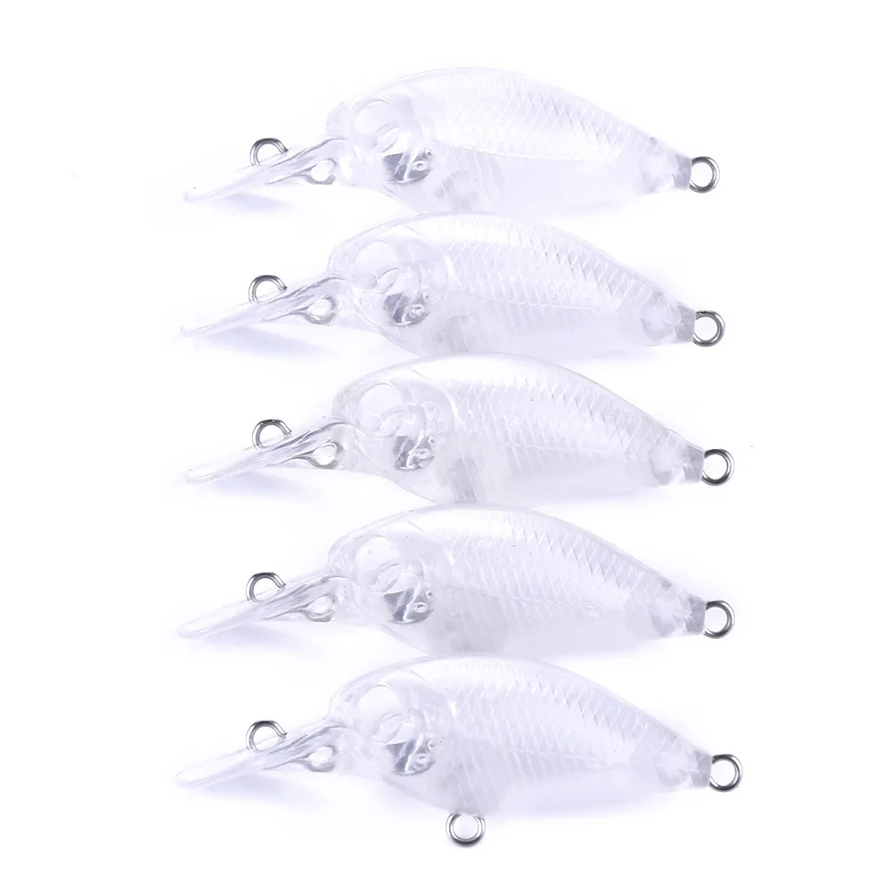 

Top Right 4g 50mm Cb1030 Unpainted Crankbait Fishing Lures Hard Blank Lure Body