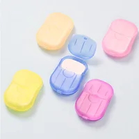 

Outdoor Travel Bath Tablets Small Sheet Paper Soap