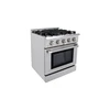 Standing 4 burners Gas Cooker with range and oven, free standing gas cooker oven 30"