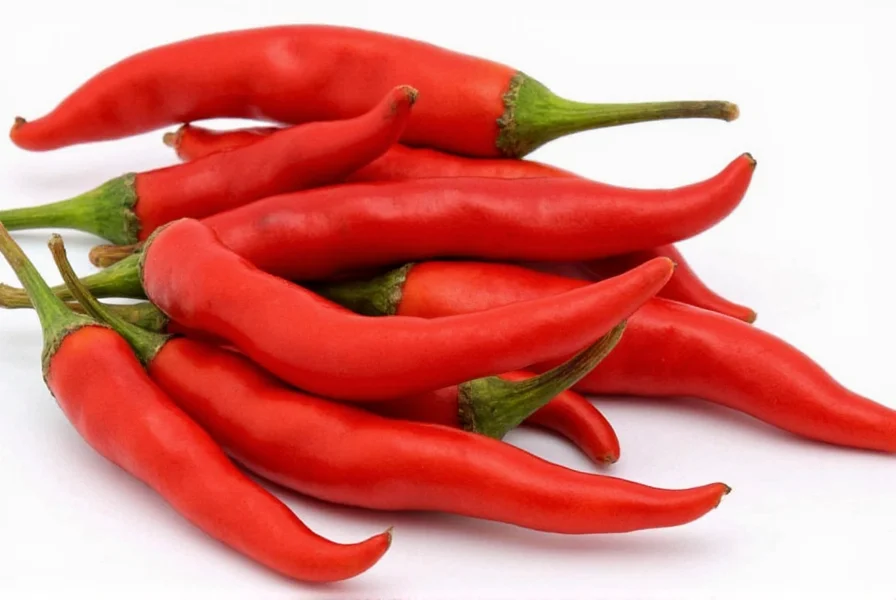 Chef's hands sprinkling cayenne pepper into a sizzling skillet containing vegetables