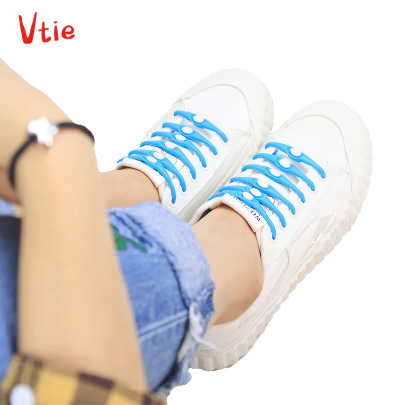 

Can Custom Printed No Tie Elastic Flat Shoelaces for Kids & Adults, 13