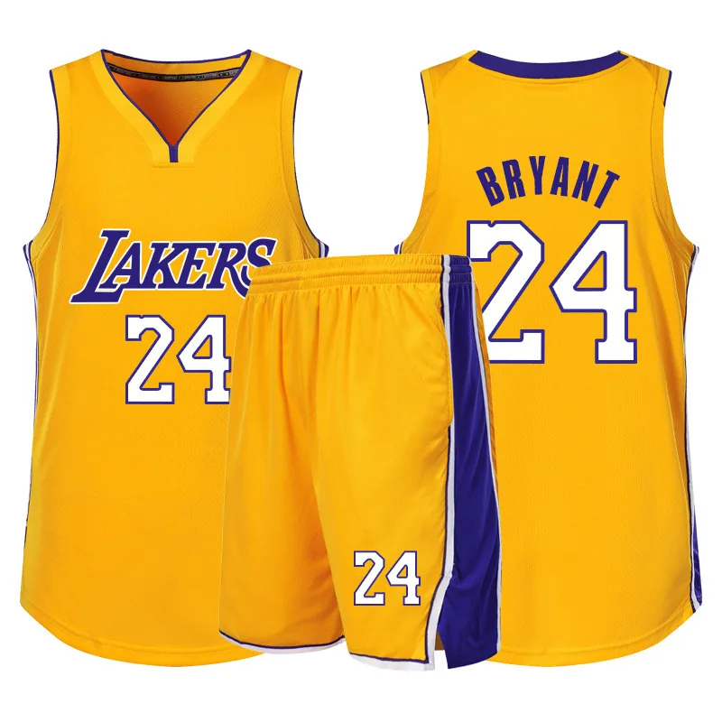 

NO.23 NO.24 fashion Training embroidered sets Basketball Uniform basketball jersey