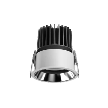 Nordic Modern High-Power COB LED Downlight Gold Aluminum Surface Mounted Spotlight Living Room Kitchen Anti-Glare Warm White