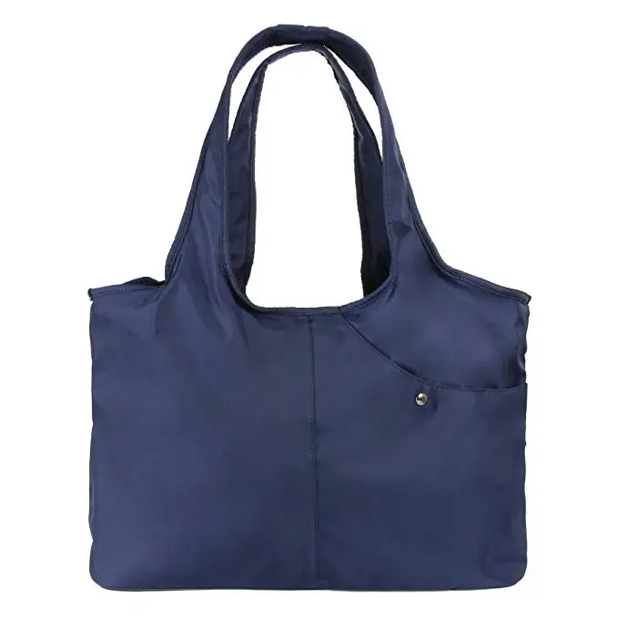 

Shoulder Bag for Women, Waterproof Shopping Lightweight Work Purse and Handbag Travel Tote Oxford Nylon Large Capacity Hobo, Blue