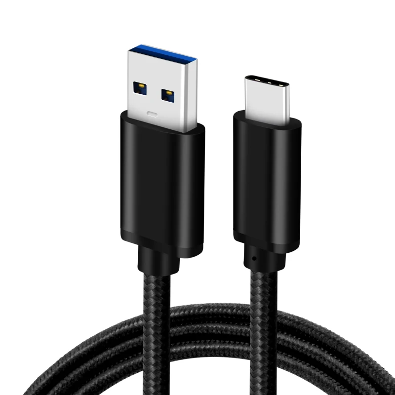 Phone 15 series charging cable 1m 2m 60w type c usb cable durable nylon braid 5Gbps data sync cable