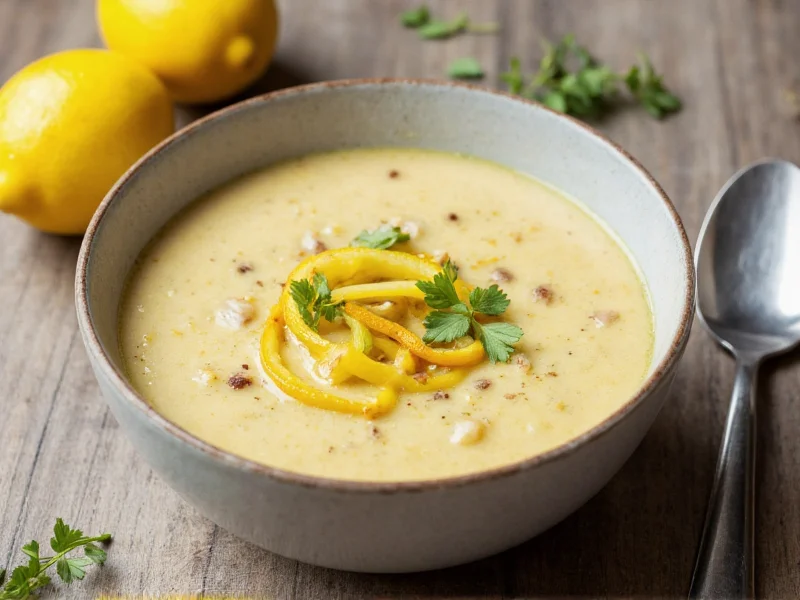 Lemon Greek Soup: Authentic Avgolemono Recipe & Guide