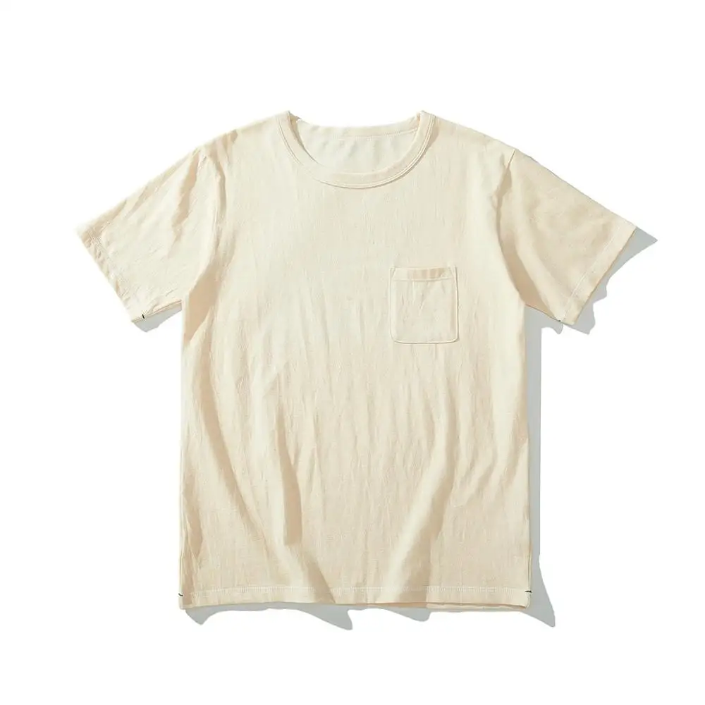 

230g Combed Cotton Jersey T-shirt, Blue, pink, beige, black (customized)