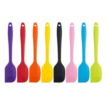 

China Best Personalized Solid Cake Baking Tools Silicone Mixing Cream Colorful Flexible Butter Scraper Spatula Cake Tool, According to pantone color