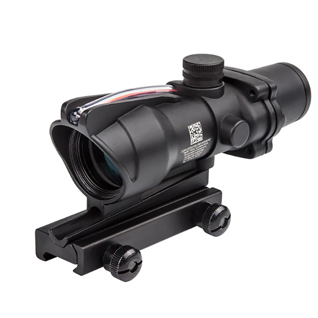 

NcDe Rifle Scope 4x32 True Fiber Red Illuminated Optic Scope BDC Gun Scopes, Black, de