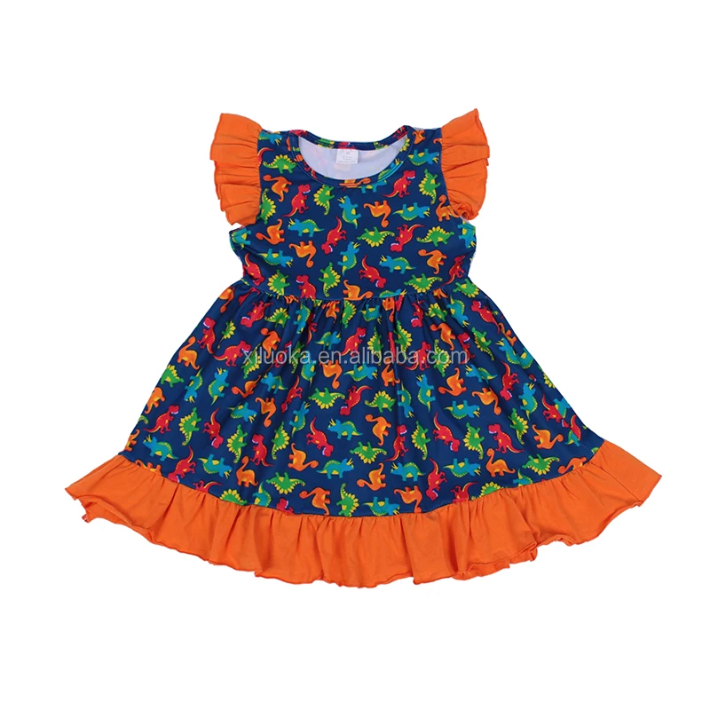 

New Born Baby Girl Clothes Wholesale Dresses Children Ruffle Summer Children Dress, Picture