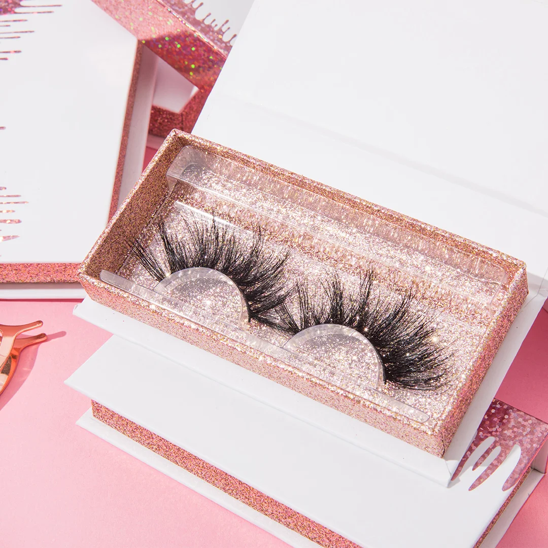 

25 mm 3D wholsale mink eyelash false eyelashes comfortable easy to stick eyelashes