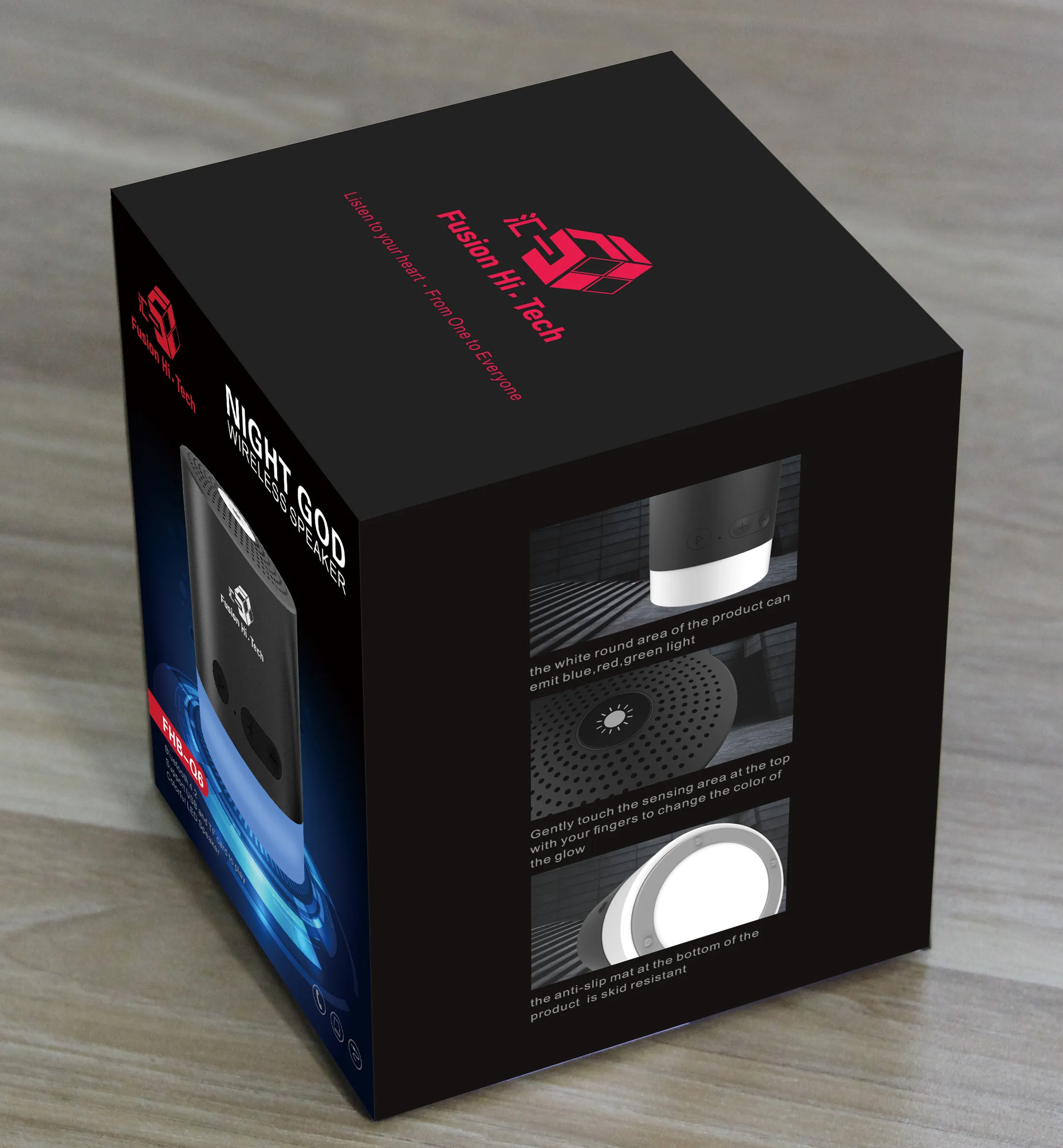 portable speaker with USB port and FM radio wireless bluetooth speaker - ANKUX.COM