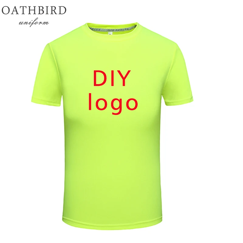 

diy t shirt custom logo dry fit t shirt DIY printing Quick Dry Comfortable Running Shirt Gym Sportswear drop shipping supplier