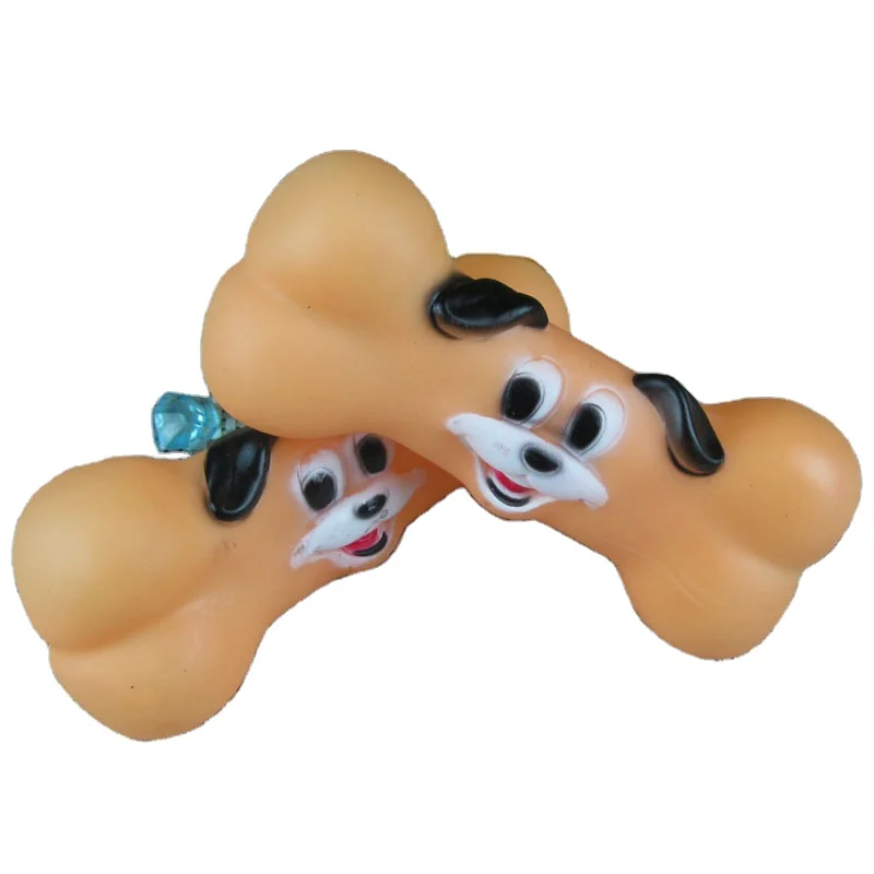 

Pet Samoyed Sounding Puppy Puppies Molar Toy Golden Retriever Toy Dog Stick Bones Pet Chew Dog Toys, Brown