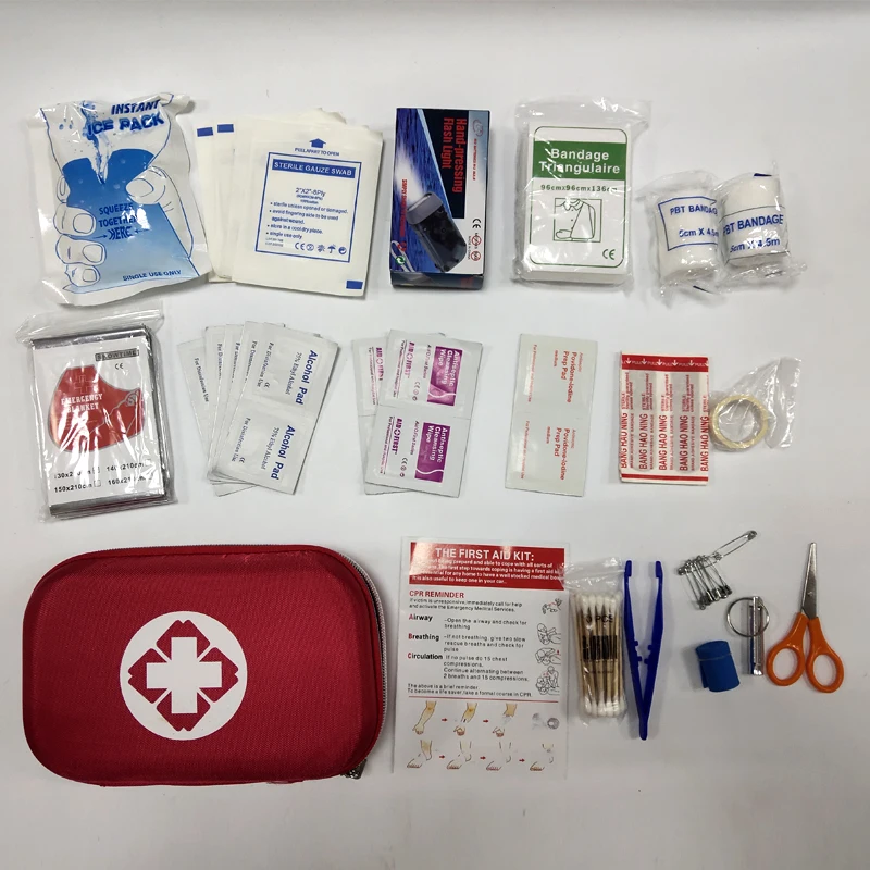 EVA bag Medical Supplies with CE ISO  emergency case first aid kit