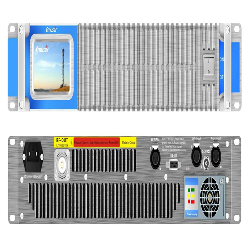 

2KW FM TX With Antenna Package ( 2000W FM Transmitter + 2KW Dipole Antenna + 30M Coaxial Cable )