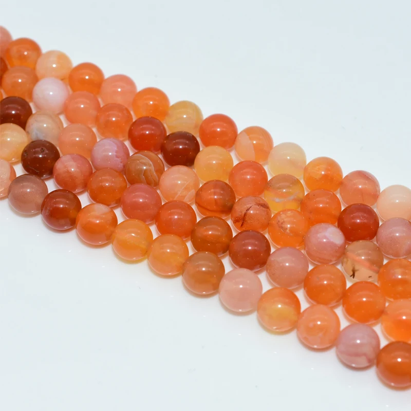 

Trade Insurance  High Quality Natural Orange Persian Gulf Agate Loose Beads