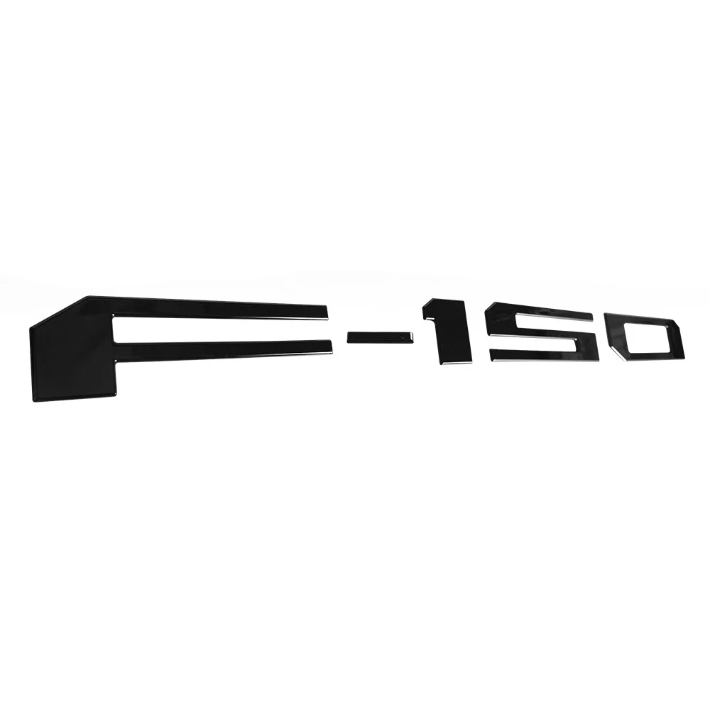 

F-150 2018 2019 3D Raised Decal Letters Tailgate Emblems- Black Tailgate Insert Letters for F-150