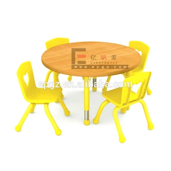 kids table and 6 chairs