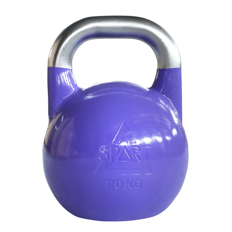 

Amazon Hot Sale Professional Gym Color Competition Steel Kettlebell Set, Custom color