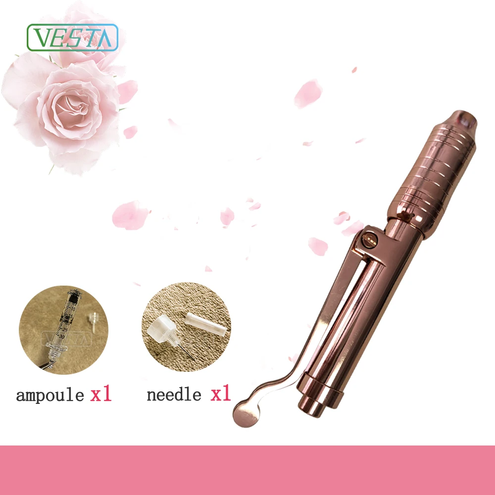 

2021 Vesta lip enhancement equipment hyaluronic injection acid pen sale low price, Rose gold