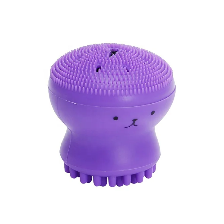 Trending 2020 silicone face scrubber brush for women daily facial cleansing