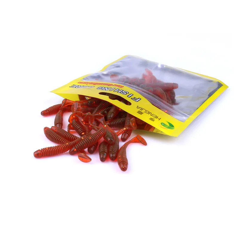 Horizon 1.9in 0.02oz Plastic Fishing Lures Soft Baits Bulk Iscas Artificiais Pesca Fishing Soft