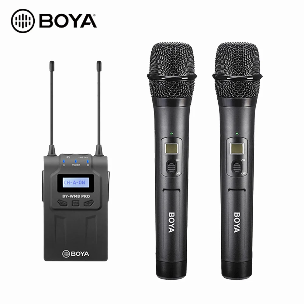 

By-wm8 Pro-k5 Mini Live Broadcasting Mobile Phone Wireless Condenser Mobile Mic, Black