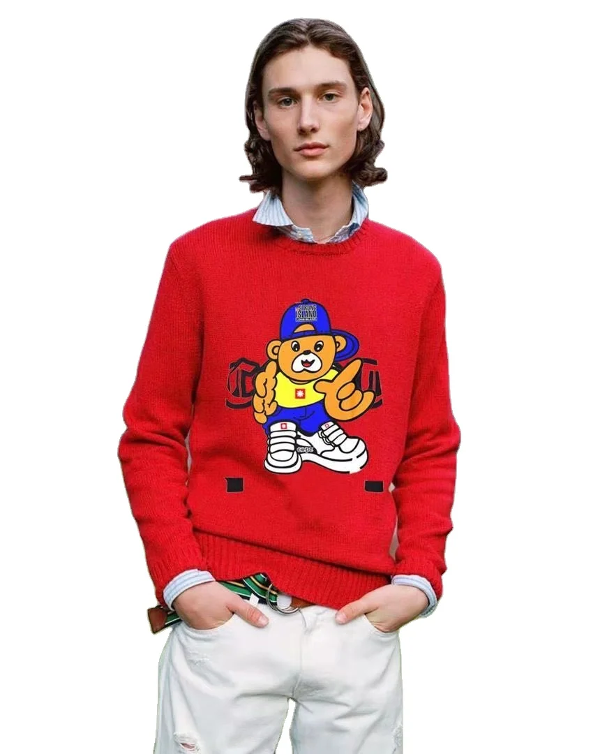 

2020 New collection winter custom jumpers funny men Christmas sweater