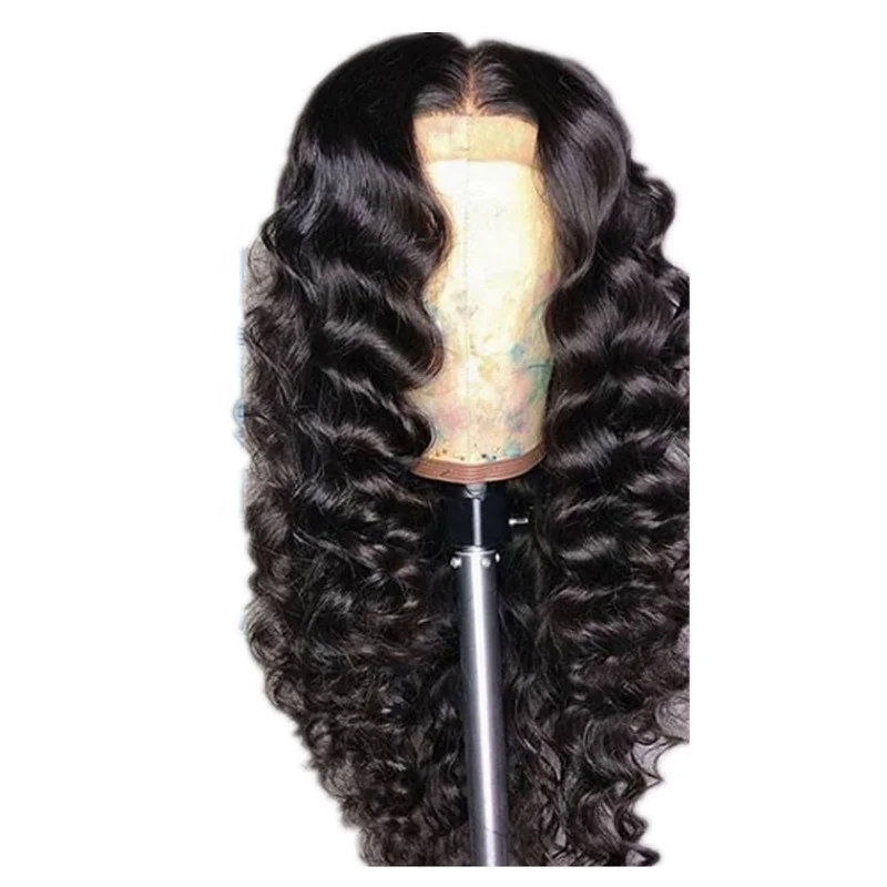 

Women's Wig Black Small Wavy Long Curly Hair Synthetic Chemical Fiber Wigs Headgear, Pics