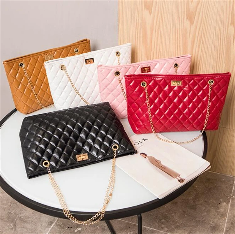 

Wholesale Vendor Big Handbag Female Designer Bags Women Handbags Shoulder Fashion Chain Ladies Purse Woman Handbags, As pictures or customized colors