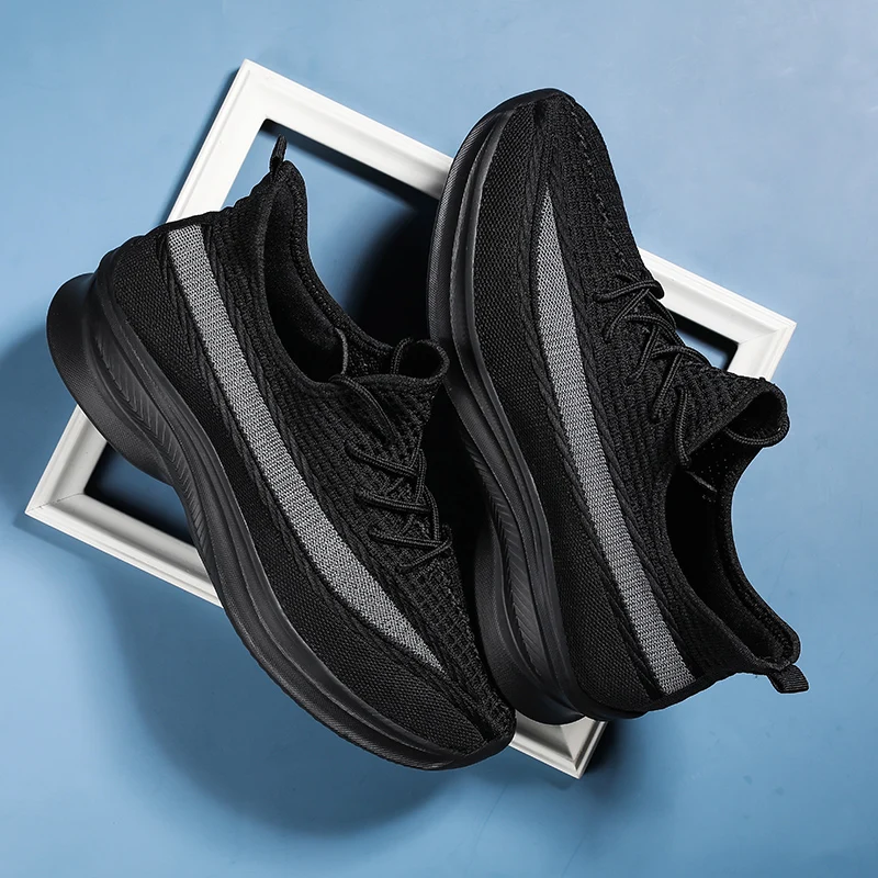 

Men Sneakers Good Price Sport Sneaker Shoes Wholesale High Quality Fashion 2021 Vegan Black Breathable Designer Sneakers
