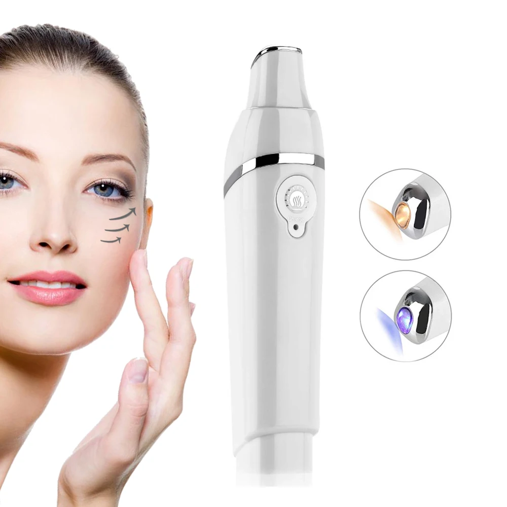 

Eye therapy beauty device with heat compression air pressure intelligent electric vibration smart eye massager stick