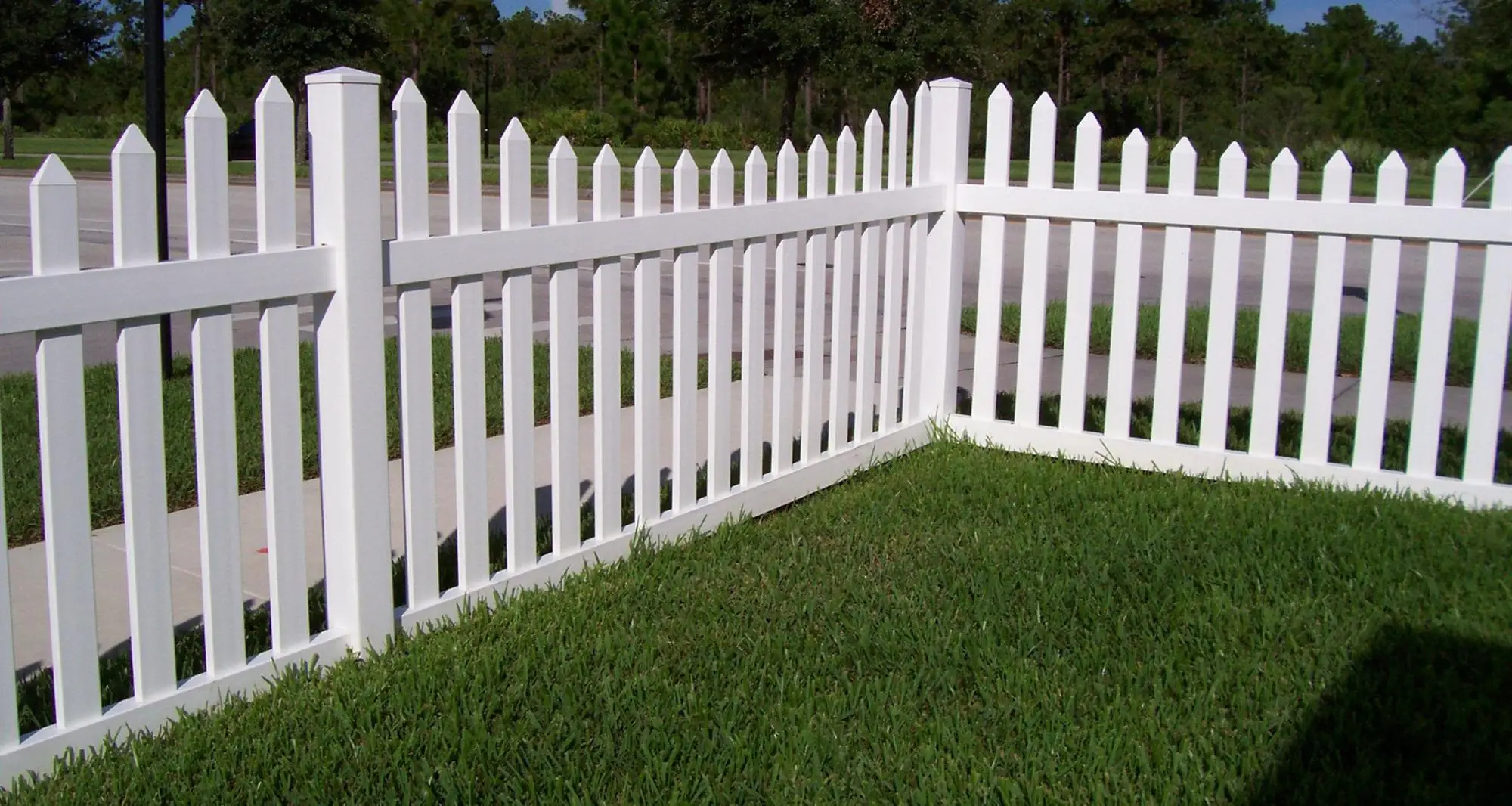 Minglei American Style Vinyl Fence Garden Fence fence post factory