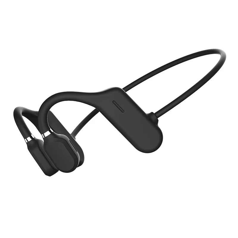

IPX5 Waterproof Bone Conduction Headphone Headset Sports Sweatproof Neckband Earhook Wireless Earphones, Black, red, gray