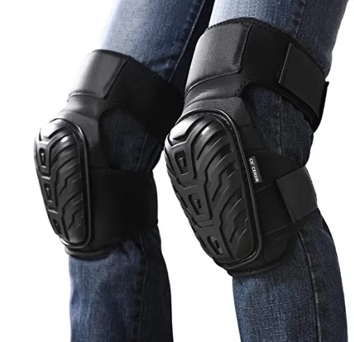 Industrial Grade Details about   VViViD Heavy-Duty Gel Cushioned Double Strapped Knee Pad Set 