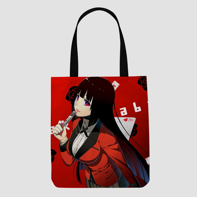 

Kakegurui anime custom DIY picture laminated amazona shopping ladies novation canvas bag