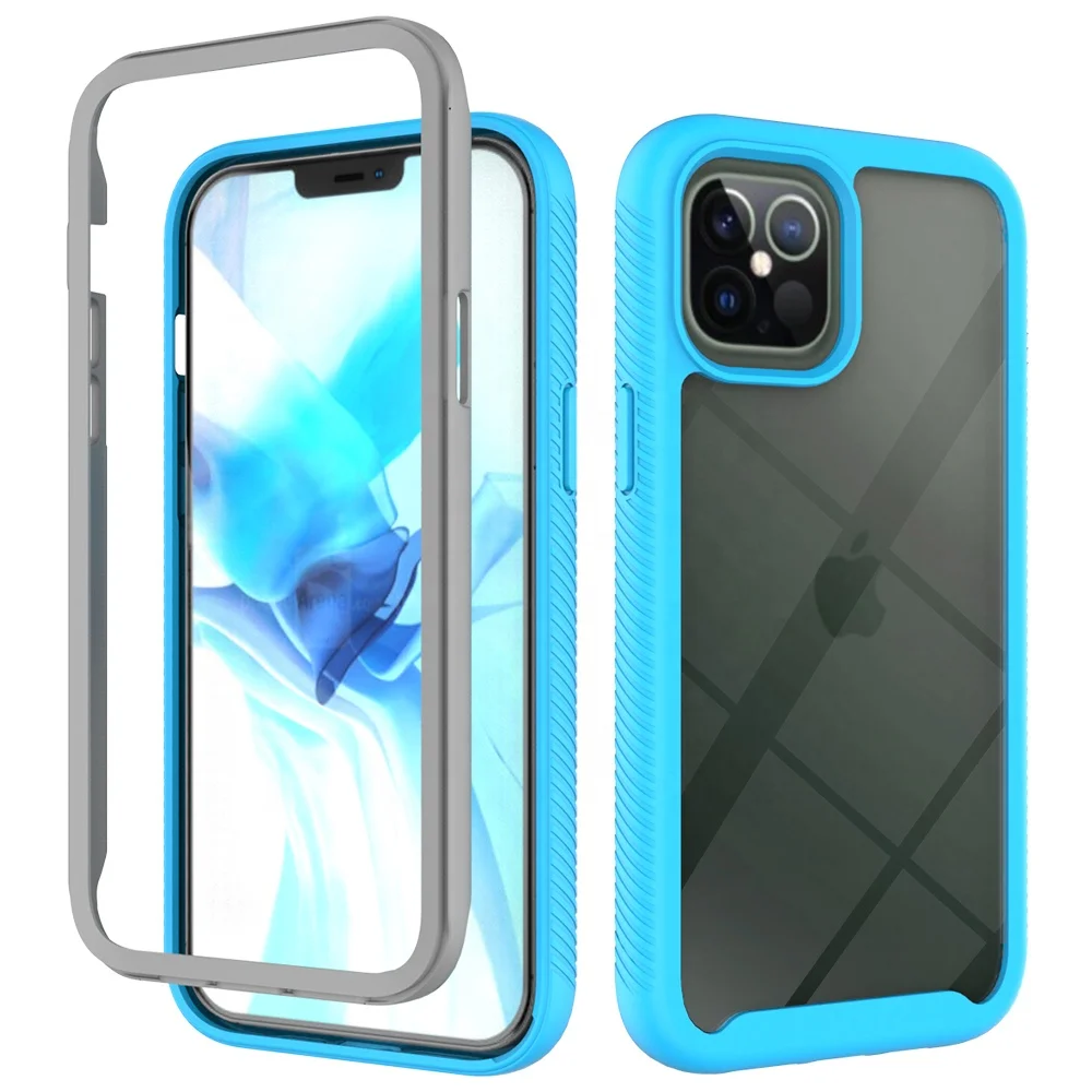

Rugged Mobile Phone Case For iPhone 12 11 Pro Max. Acrylic Starry Three-Proof Solid Color Cell Phone Case For iPhone 12 Pro Max