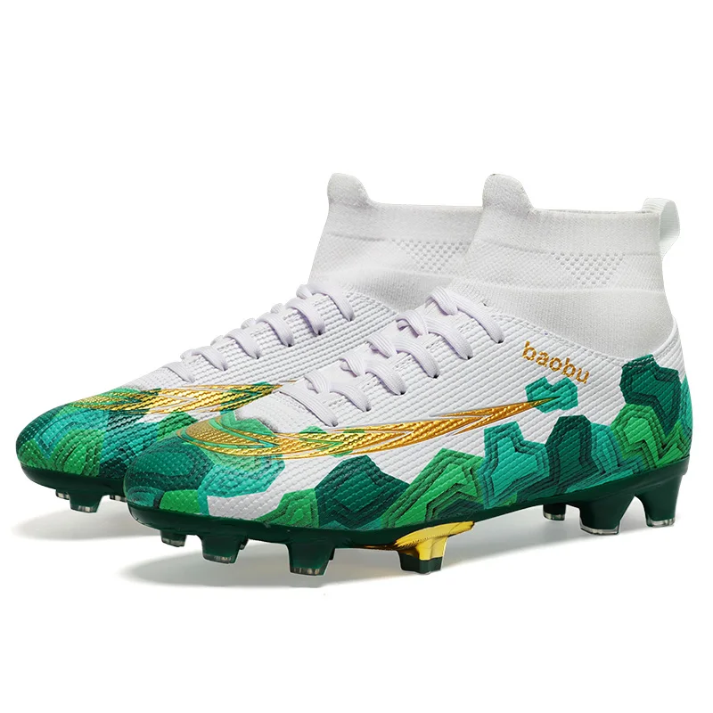 

Custom design Factories sell cheap shoes for men and women Football shoes, White green, white orange black