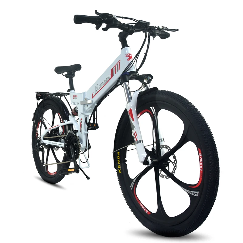 

Fast delivery 26 inch folding electric mtb bike 27 speed 500w full suspension Disc Brake electric fold bike