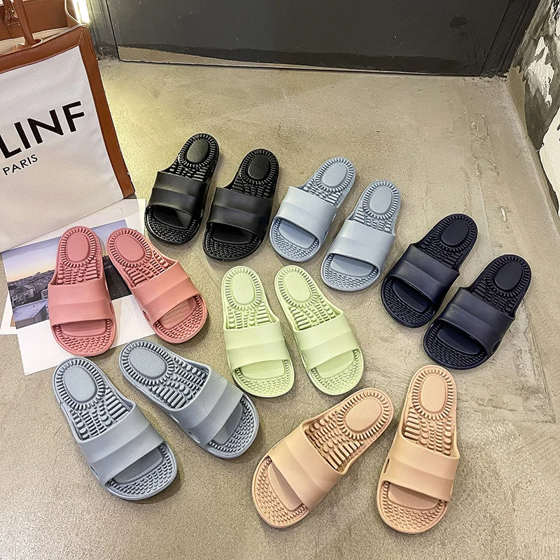 

Original High Quality Custom Logo Women's Sandals Slides Chaussure massage comfortable Slipper chinelo Shoes for Women, 6 colors