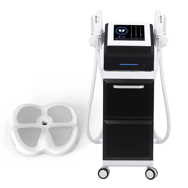 

2021 Beauty equipment em sculpt portable 4 handles body slimming hif em tesla em sculpt