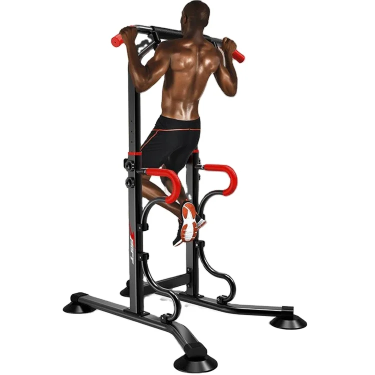 

Barre De Traction Adjustable Pull-up Squat Rack Outdoor Portable Pull Up Bar And Dip Fitness Station Gym Home Workout, Oem