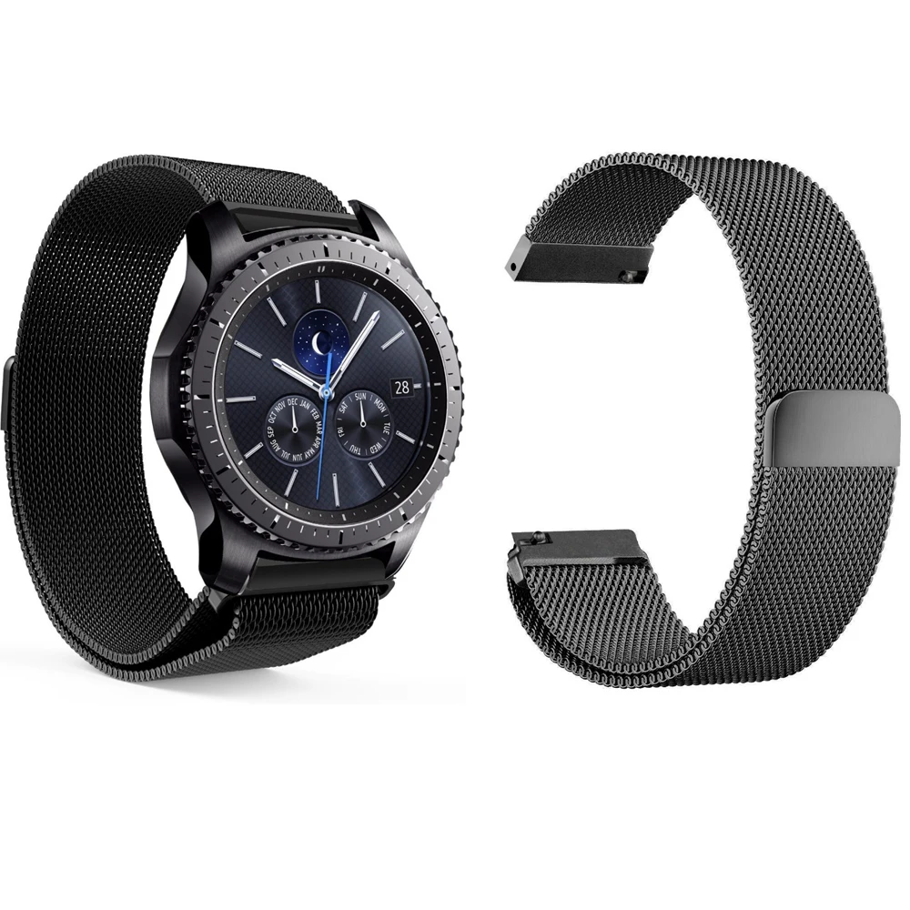Smart Watch Metal Watch Strap Band For Samsung Gear S3 Band For Samsung Gear S3 S2 Classic Frontier Buy Smart Watch Band For Samsung Gear S3 Magnetic Watch Band For Samsung