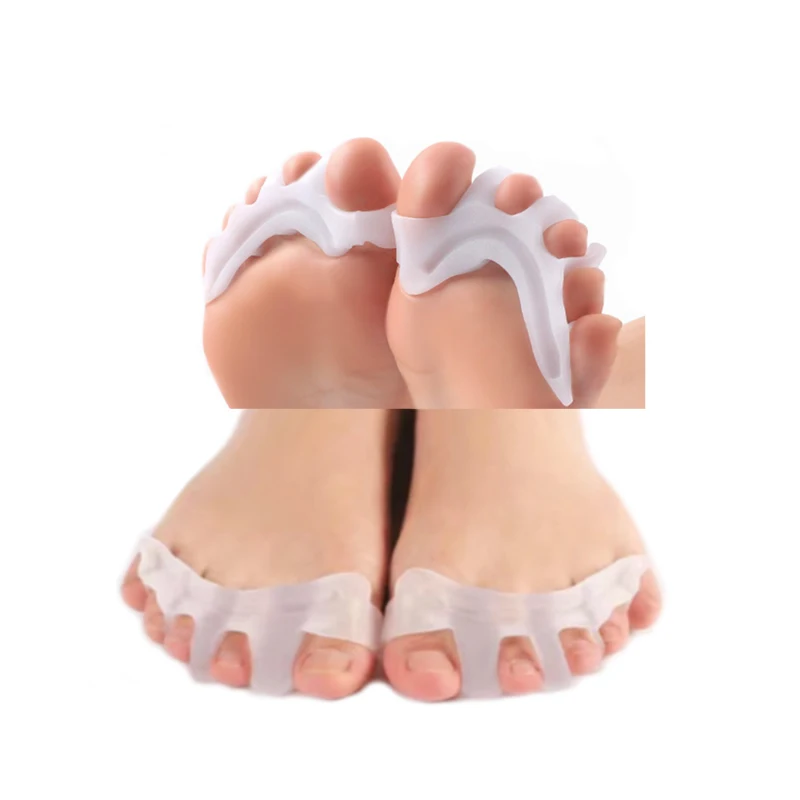 

Daily Elastic Best Clear Double Silicone Foot Care Protect Soft Cute Sponge Silicone Gel Toe Separator