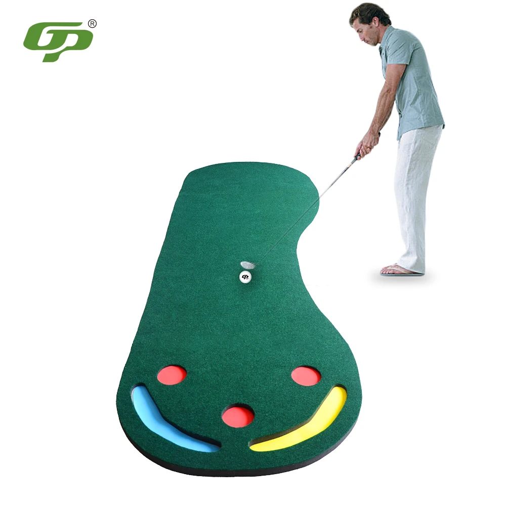 

GP Hot selling 3'*9' indoor mini golf Putting mat and putting carpet, Green,blue,yellow,pink